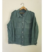 Buffalo David Bitton Utility Military Coat Jacket size XL GREEN 4 POCKET... - $33.91 CAD