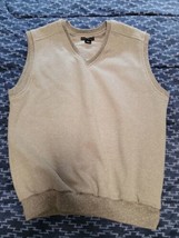 Nike Golf Gray Fleece Lined Pull Over Vest size Large Gently Used  - £19.88 GBP