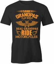 Real Grandpas Ride Motorcycles T Shirt Tee Short-Sleeved Cotton S1BSA211 - £12.64 GBP+
