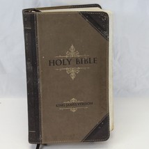 Holy Bible KJV Large Print Red Letter Leather Cover Christian Art Publishers - $24.49