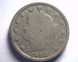 1903 Liberty Nickel Good G Nice Original Coin From Bobs Coins Fast 99c Shipment - £1.96 GBP