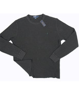 NEW $145 Polo Ralph Lauren Vintage Sweatshirt! Gray  Waffle Weave Lighte... - $49.99