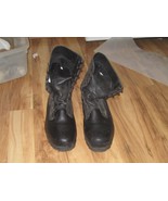 BATES Black Tactical Steel Toe Leather Safety Shock Boots Men’s Size 10 M - $74.25