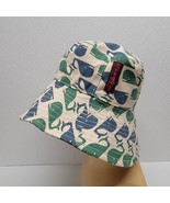 Bungalow 360 Whale Logo All Over Print Sun Bucket Hat Blue Green White - $311.86 MXN