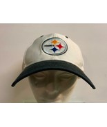 Pittsburgh Steelers Hat Cap Adult One Size Fits All ,WHITE Steeler LOGO ... - £12.45 GBP