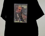 Ray Brown Trio Concert T Shirt Vintage 1996 Birthday Tour Europe Size X-... - $399.99