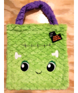 New w/Tag Lime Green Franken Monster 14x14 Trick Or Treat Bag - Halloween - £8.40 GBP