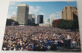 President Obama 2008 St. Louis, Missouri Campaign Stop Crowds Downtown S... - $28.45