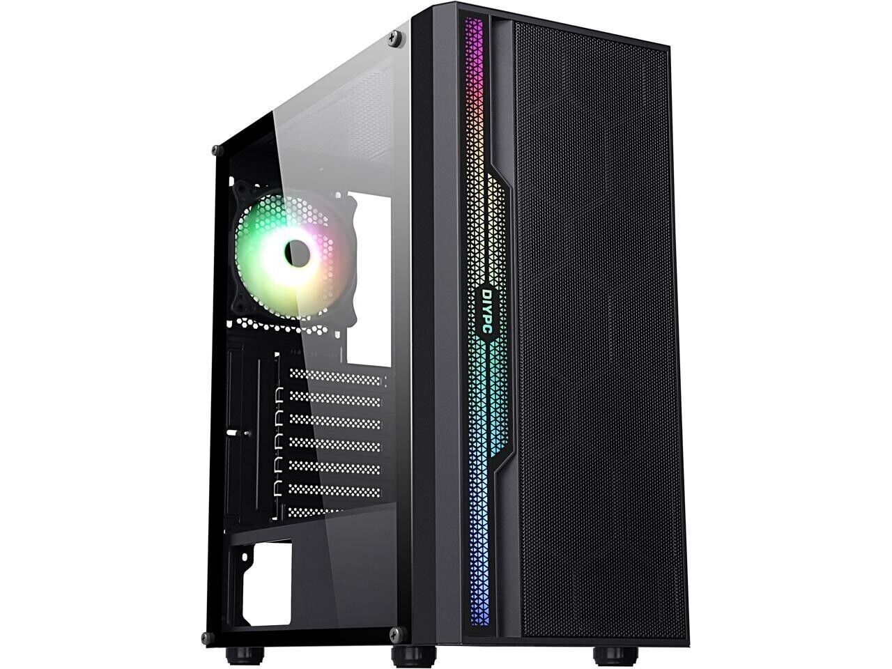 Ryzen 5600G Gaming Computer, Desktop PC, 240GB SSD, 8 GB RAM, RGB, AMD Radeon - $592.77