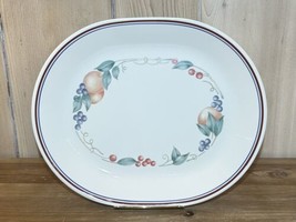Vintage Abundance 12¼&quot; Platter Corelle by Corning Oval Serving Plate Made In USA - $12.19