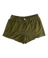 Old Navy Womens Shorts Large Green Pockets Hot Pants Tencel Lyocell 4&quot; I... - £14.05 GBP