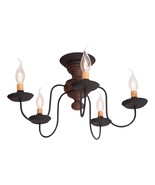 Thorndale CEILING LIGHT  5 Arm Wood and Metal  Hartford Pumpkin - $7,151.15 MXN