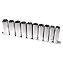 K Tool International SOC SET 1/2&quot; DR 10 PC MM DEEP - $3,040.71 MXN