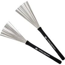 Meinl Stick &amp; Brush Retractable Wire Brush with Rubber Handle-Made in U.... - £25.56 GBP