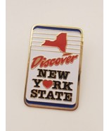 DISCOVER New York State Collectible Souvenir Lapel Hat Pin Travel Pinchback - €14,48 EUR