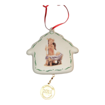 M.J. Hummel Dansbury Mint Christmas Ornament 2011 Watchful Angle - £6.33 GBP