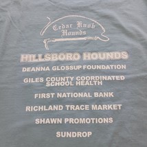 Port & Company GILES COUNTY FOP Men's Gray Cotton Graphic T-Shirt Long Sleeve L image 5