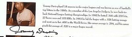 Tommy Davis Signed Program Page Dodgers - £19.73 GBP