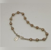 Vintage dyadema 925 beaded bracelet - £27.05 GBP