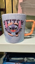 Disney Parks Stitch Break Through Ceramic 21 oz Mug Cup NEW - £23.46 GBP