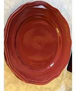 Home Trends - Burgundy - 11 Inch Dinner Plates ~ Set of 2 - $46.64 CAD