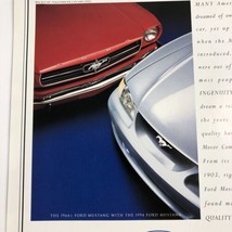 Vintage Ford Mustang 30th Anniversary 1964 to 1994 Fastback Coupe Print Ad - £8.00 GBP