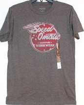 Sonoma Mens Speed O&#39;Matic Graphic Gray Tee T Shirt - £9.55 GBP