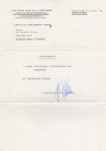 Dr Kurt Semm Laparoscopy Surgeon Soviet  POW Hand Signed Letter - £15.23 GBP