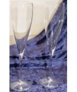 Orrefors Vintage Clear Fluted Champagne Glasses - Set of 2 - $124.99