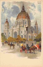 Dom Cathedral Berlin Germany artist Kley 1910c watercolor lithograph pos... - £6.07 GBP