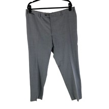 Canali Mens Dress Pants Wool Stretch Gray 38x30 - $48.23