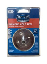 CENTURY DRILL &amp; TOOL CO., INC 2-1/2&quot; Diamond Hole Saw #05587 - $42.56