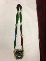 Nomadic Turkmen Afghan African Tribal Necklace Talisman Ceremonial Pendant - $247.50