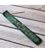 Wooden Incense Holder Teal/Blue 11&quot; - $10.95