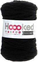 Hoooked Ribbon XL Yarn-Black Night - $393.44 MXN