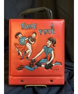 Tune Tote 45 Rpm Records Case Vintage Bobby Soxers Ponytail 50s 60s - £14.92 GBP