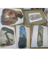 Dino Cavallari Original Oil On Paper Signed 5 1/2 X 8&quot; Pick One - $127.00