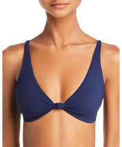 Tory Burch Womens Knot front Beachwear Bikini Swim Top Color Navy Size Small - £57.88 GBP
