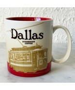 Starbucks Dallas Texas Global Icon City Mug - 2012 Red/Tan Starbucks Cof... - $18.95