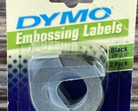 DYMO Embossing Labels Tape 2-Pack Black - 3/8&quot; - $9.74