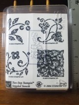 Stampin Up! New Two Step Flower Borders Set Of 4 Stamps Nib Floral Unused - £4.94 GBP