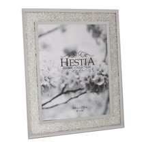 Hestia Photo Frame Crystal Edge With Silver Border 8x10 - WHE76980 - $23.01