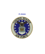 Air Force 4sizes Digitized filled Machine embroidery design Digital Download - $5.50