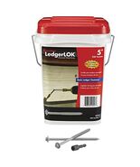 FastenMaster FMLL005B-250 LedgerLOK Ledger Board Fastener, 5 Inches, 250... - $3,834.62 MXN