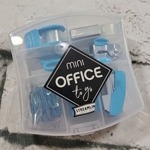 New Mini Office To Go Stationery Set Blue Streamline  - $11.88