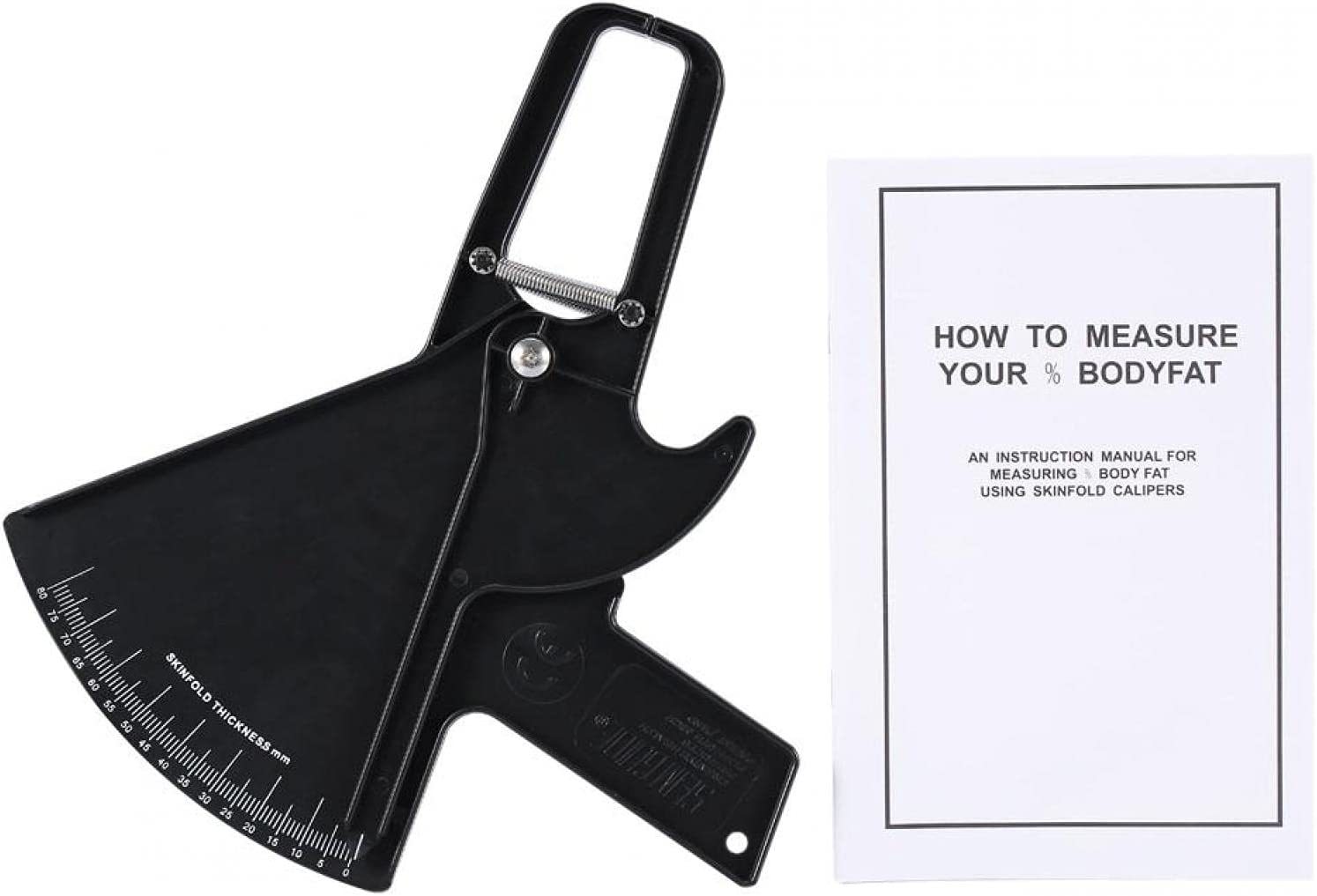 Body Fat Calipers, Personal Skinfold Caliper 2 Colors 0-80Mm Fat, Black - $33.99