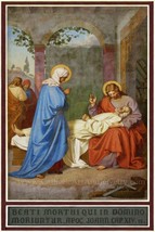 Jesus And Mary At Joseph&#39;s Passing – Downloadable / Printable – Traditional Cath - £4.68 GBP