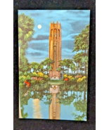 Mountain Lake Sanctuary FL-Florida, Singing Tower at Night, Vintage Post... - $158.32 MXN