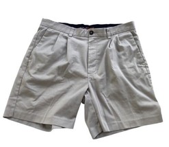 Roundtree &amp; Yorke Total Flex Men&#39;s Chino Shorts Size 36 Casual Flat Fron... - $14.00