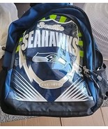 Seattle Seahawks Backpack Kids/Adult Lightning - NFL 2 Compartment 2018 ... - $17.13
